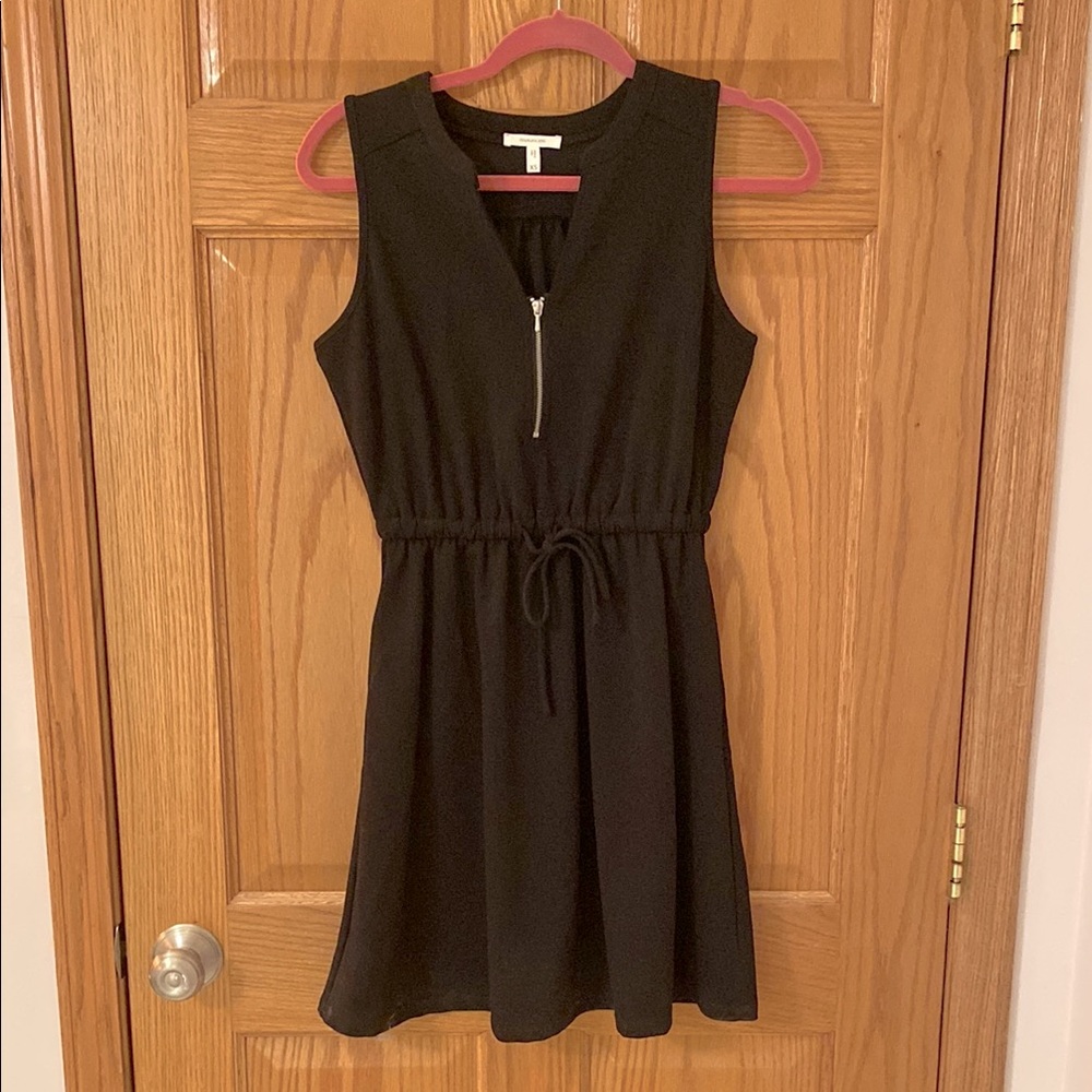 Maurices Black Sleeveless Dress with Tie Waist Size X Small